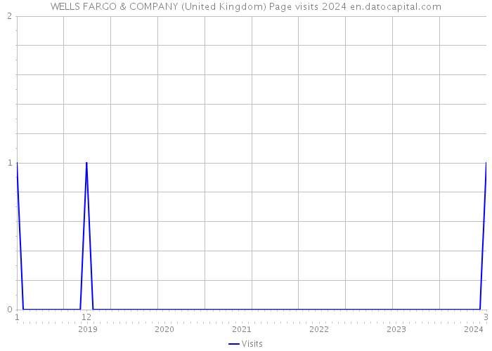WELLS FARGO & COMPANY (United Kingdom) Page visits 2024 