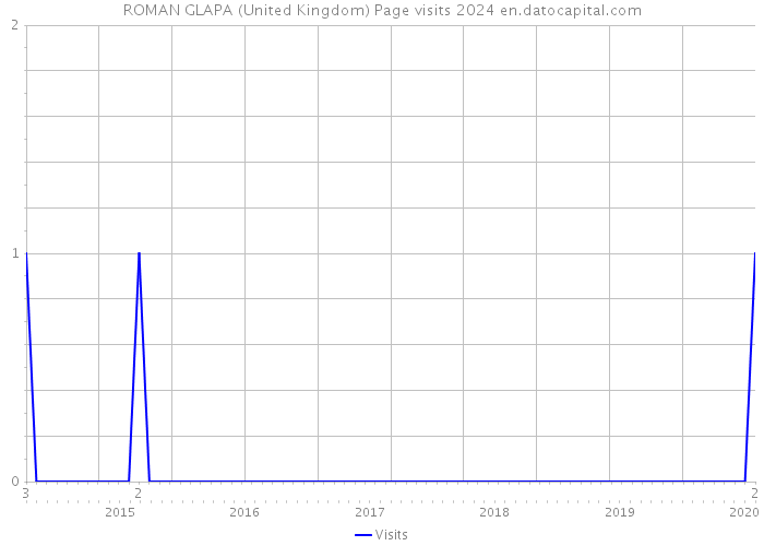 ROMAN GLAPA (United Kingdom) Page visits 2024 