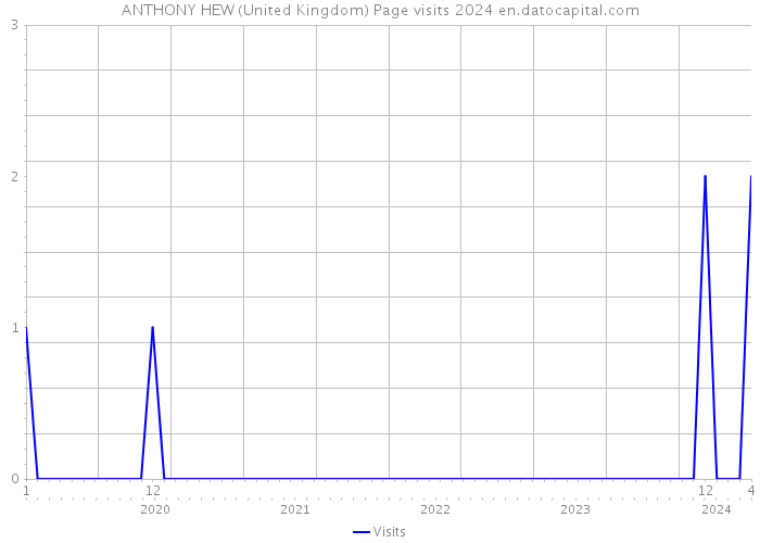 ANTHONY HEW (United Kingdom) Page visits 2024 