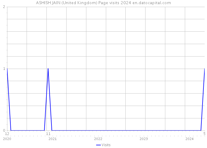 ASHISH JAIN (United Kingdom) Page visits 2024 