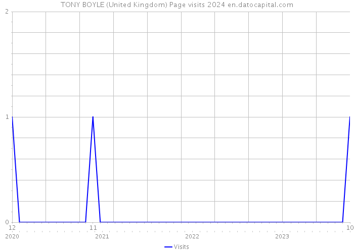 TONY BOYLE (United Kingdom) Page visits 2024 