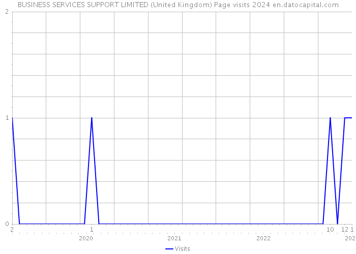 BUSINESS SERVICES SUPPORT LIMITED (United Kingdom) Page visits 2024 