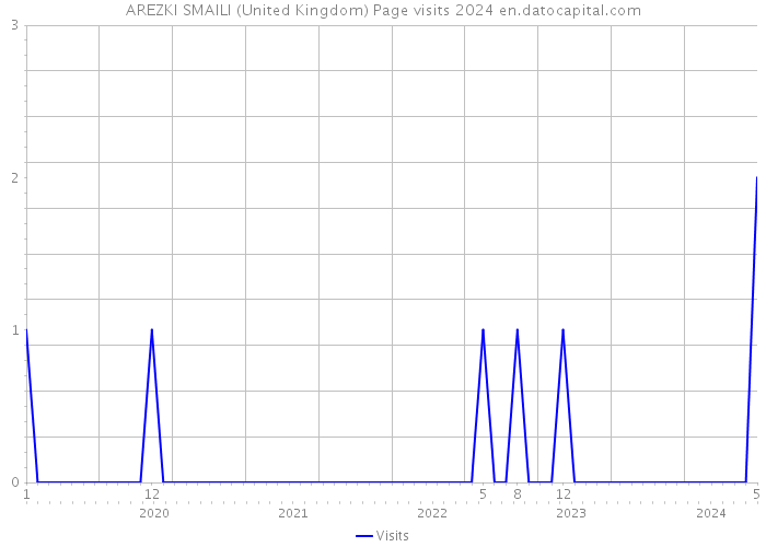 AREZKI SMAILI (United Kingdom) Page visits 2024 