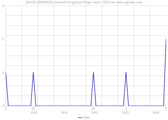 DAVID JENNINGS (United Kingdom) Page visits 2024 