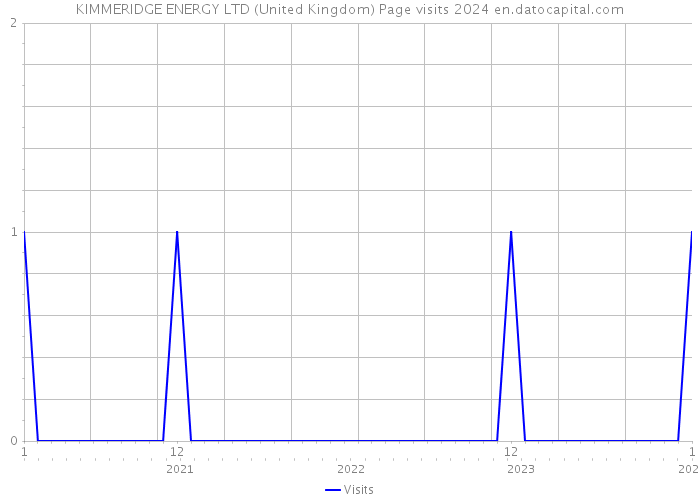 KIMMERIDGE ENERGY LTD (United Kingdom) Page visits 2024 