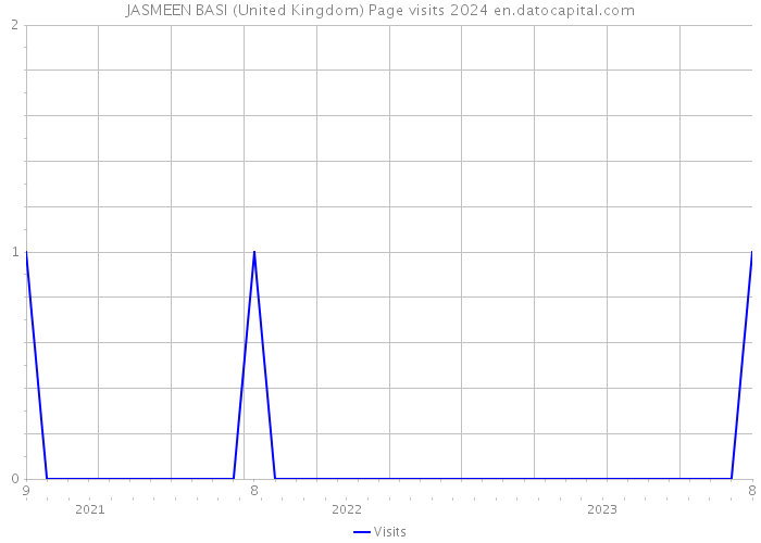JASMEEN BASI (United Kingdom) Page visits 2024 