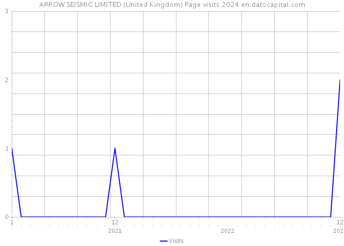 ARROW SEISMIC LIMITED (United Kingdom) Page visits 2024 