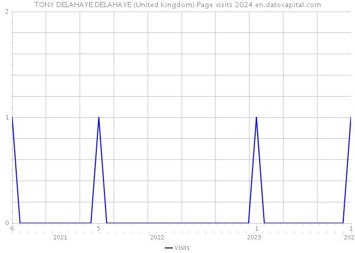 TONY DELAHAYE DELAHAYE (United Kingdom) Page visits 2024 