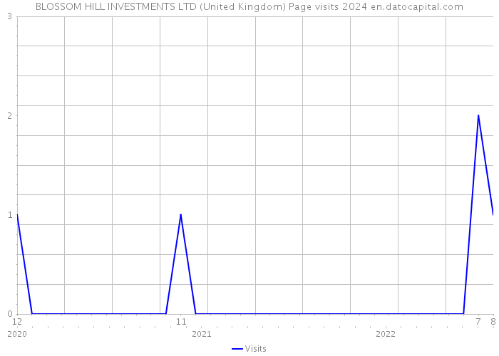 BLOSSOM HILL INVESTMENTS LTD (United Kingdom) Page visits 2024 