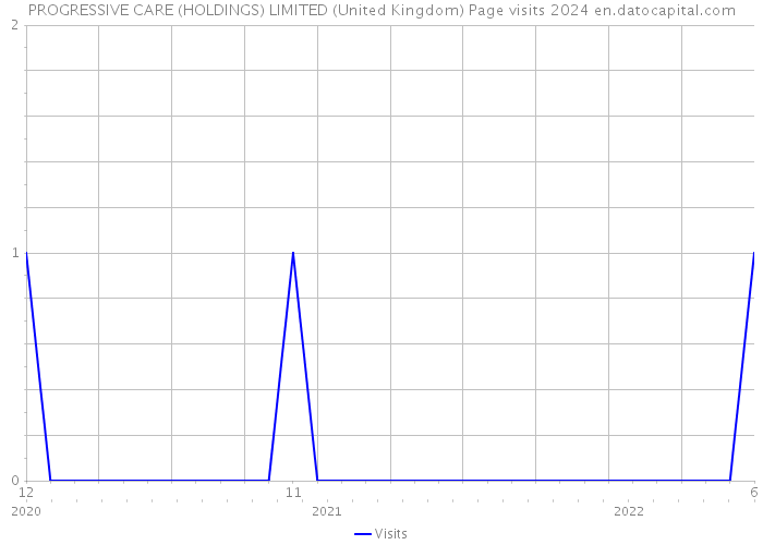 PROGRESSIVE CARE (HOLDINGS) LIMITED (United Kingdom) Page visits 2024 