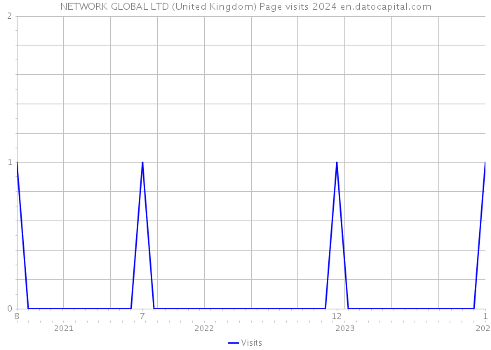 NETWORK GLOBAL LTD (United Kingdom) Page visits 2024 