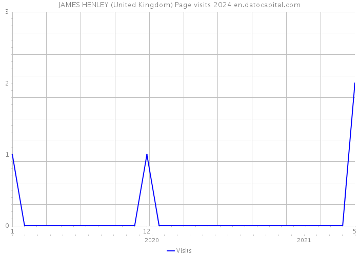 JAMES HENLEY (United Kingdom) Page visits 2024 