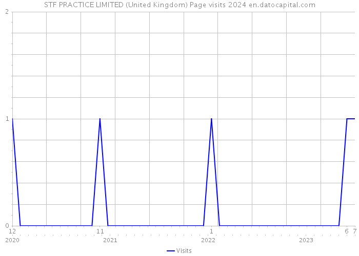 STF PRACTICE LIMITED (United Kingdom) Page visits 2024 