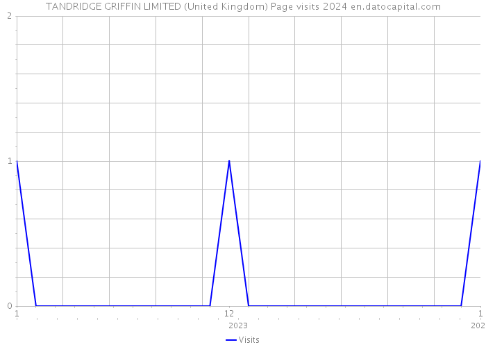 TANDRIDGE GRIFFIN LIMITED (United Kingdom) Page visits 2024 