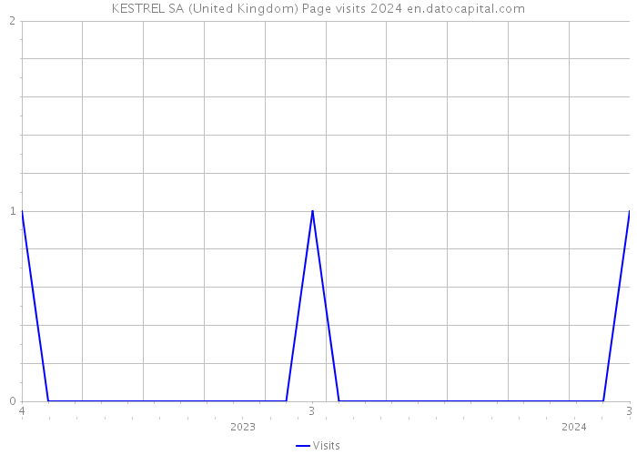 KESTREL SA (United Kingdom) Page visits 2024 