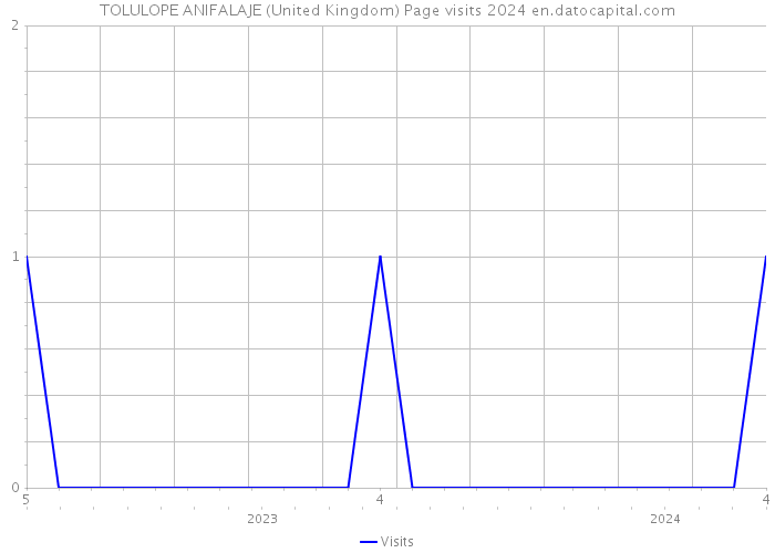 TOLULOPE ANIFALAJE (United Kingdom) Page visits 2024 