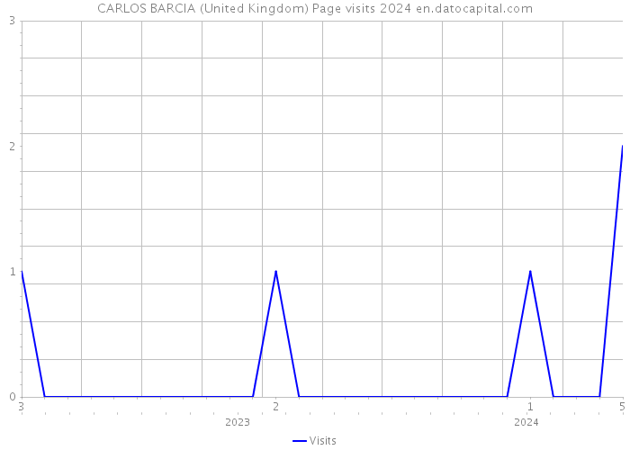 CARLOS BARCIA (United Kingdom) Page visits 2024 