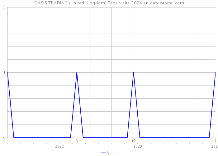 OASIS TRADING (United Kingdom) Page visits 2024 