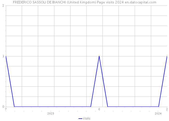 FREDERICO SASSOLI DE BIANCHI (United Kingdom) Page visits 2024 