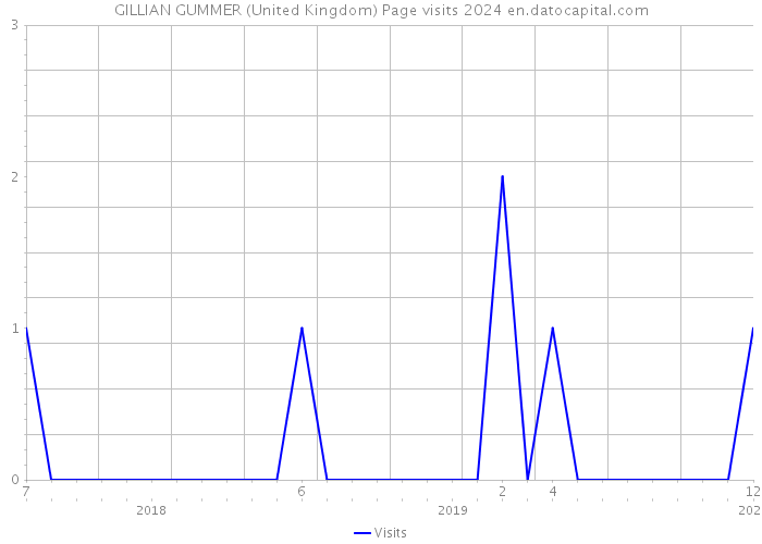 GILLIAN GUMMER (United Kingdom) Page visits 2024 