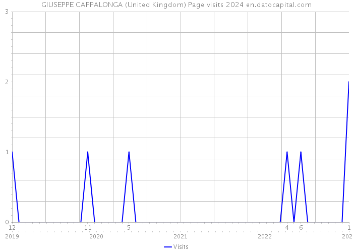 GIUSEPPE CAPPALONGA (United Kingdom) Page visits 2024 
