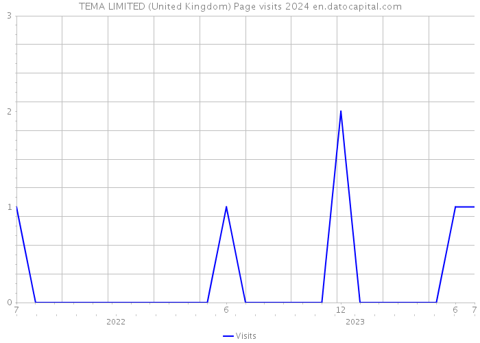 TEMA LIMITED (United Kingdom) Page visits 2024 