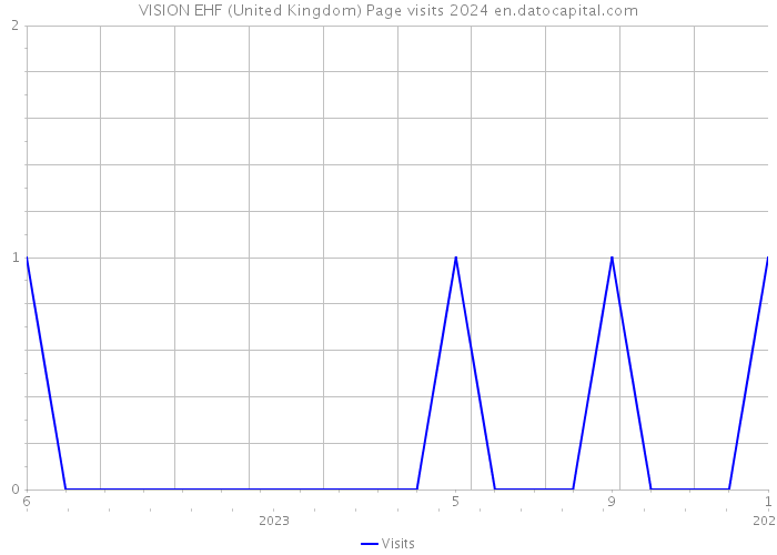 VISION EHF (United Kingdom) Page visits 2024 