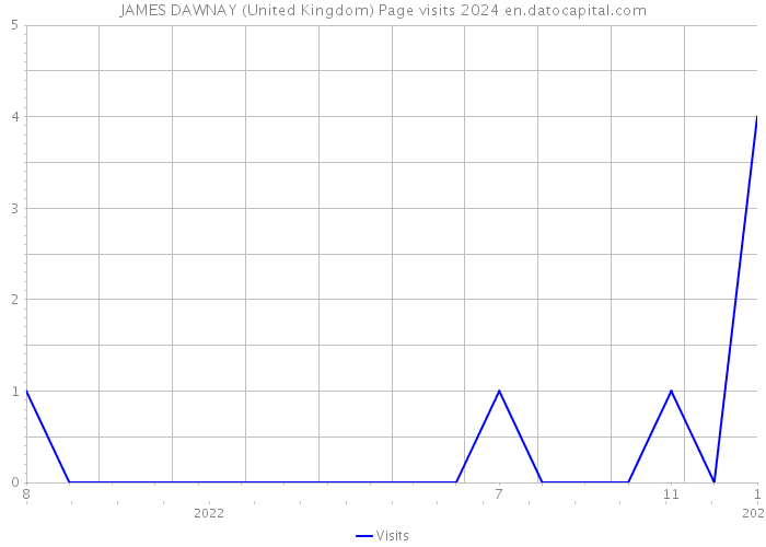 JAMES DAWNAY (United Kingdom) Page visits 2024 