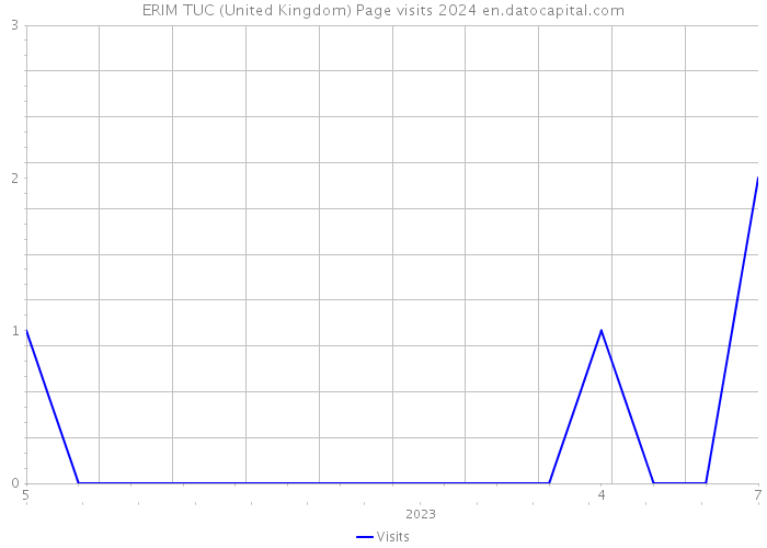ERIM TUC (United Kingdom) Page visits 2024 
