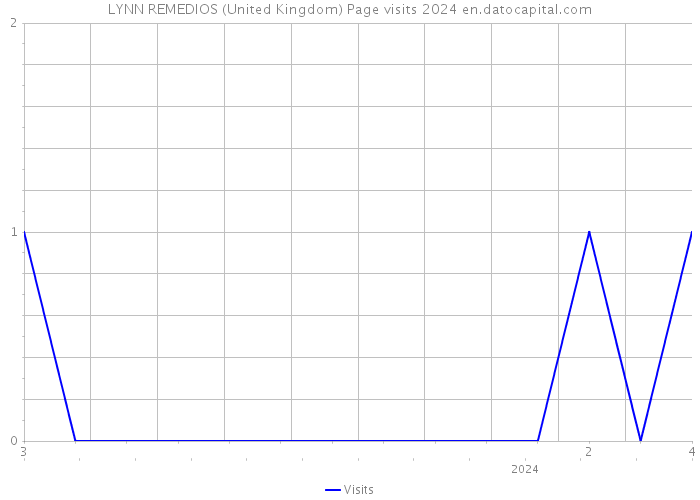 LYNN REMEDIOS (United Kingdom) Page visits 2024 