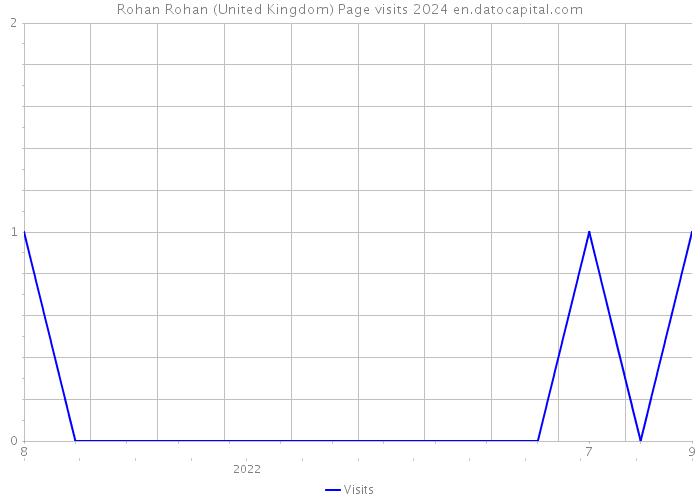 Rohan Rohan (United Kingdom) Page visits 2024 