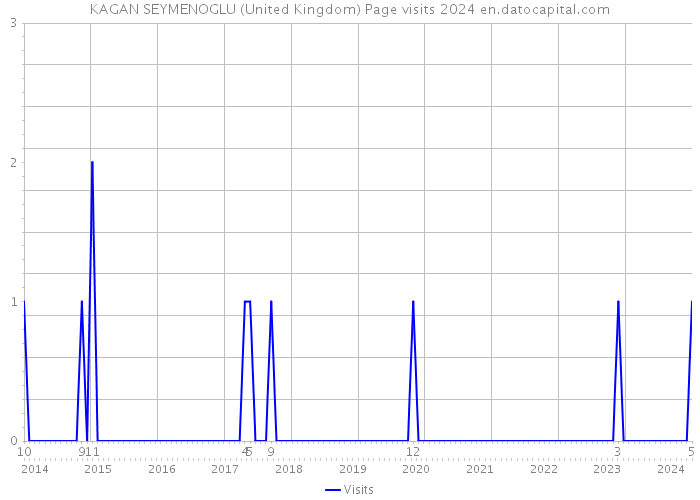 KAGAN SEYMENOGLU (United Kingdom) Page visits 2024 