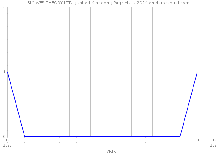 BIG WEB THEORY LTD. (United Kingdom) Page visits 2024 