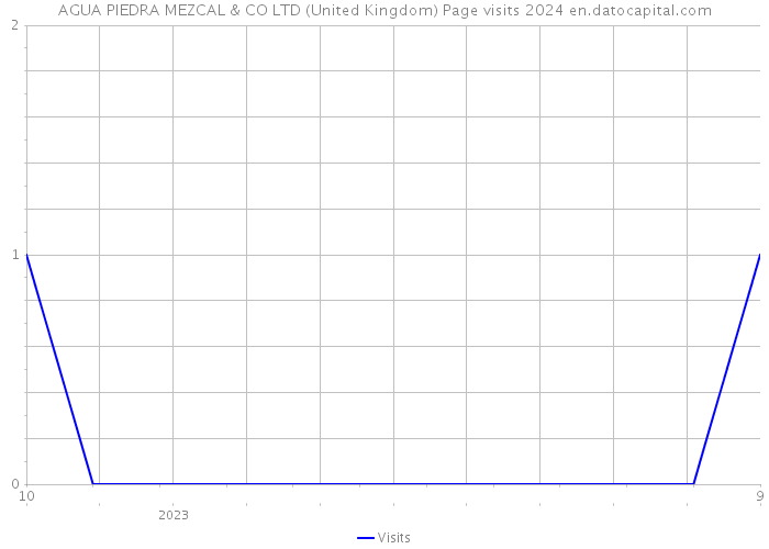 AGUA PIEDRA MEZCAL & CO LTD (United Kingdom) Page visits 2024 