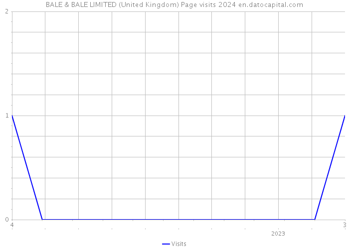 BALE & BALE LIMITED (United Kingdom) Page visits 2024 