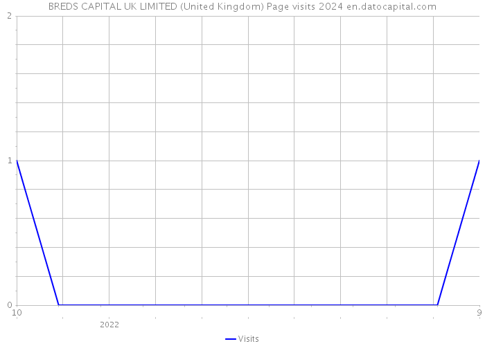 BREDS CAPITAL UK LIMITED (United Kingdom) Page visits 2024 