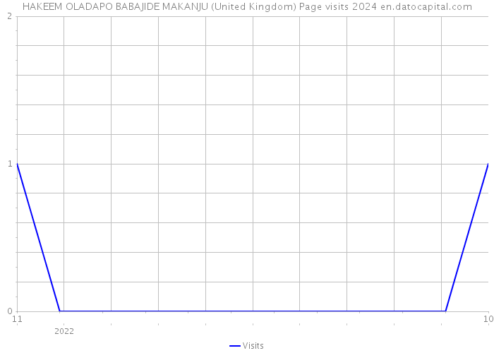 HAKEEM OLADAPO BABAJIDE MAKANJU (United Kingdom) Page visits 2024 