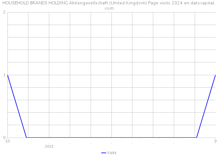 HOUSEHOLD BRANDS HOLDING Aktiengesellschaft (United Kingdom) Page visits 2024 