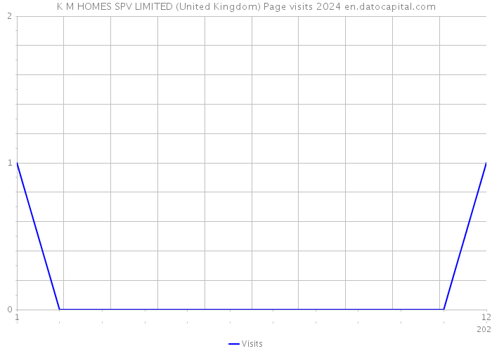 K M HOMES SPV LIMITED (United Kingdom) Page visits 2024 