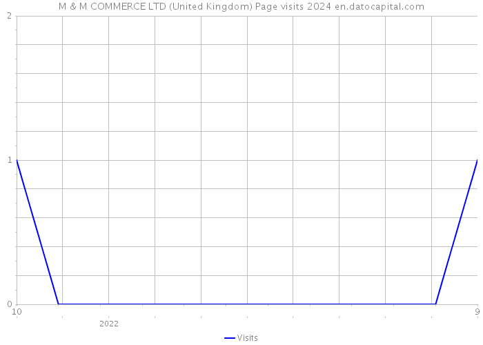M & M COMMERCE LTD (United Kingdom) Page visits 2024 