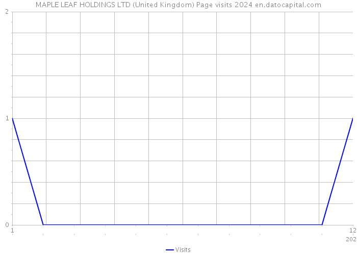 MAPLE LEAF HOLDINGS LTD (United Kingdom) Page visits 2024 