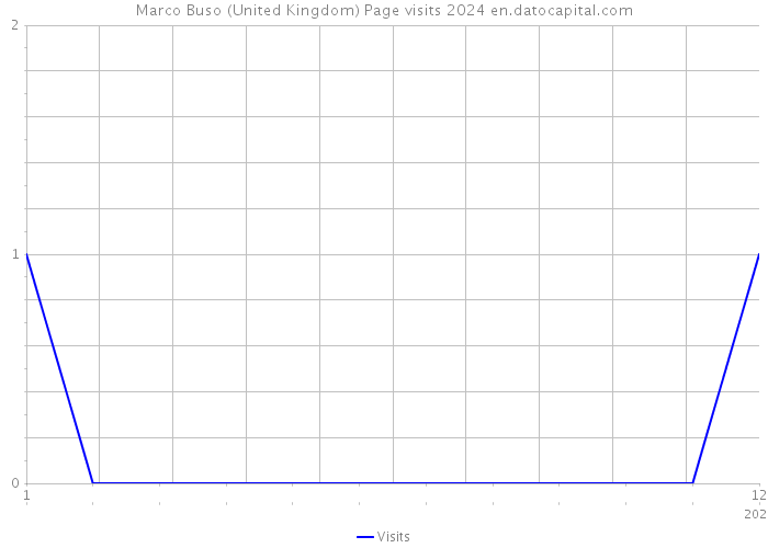 Marco Buso (United Kingdom) Page visits 2024 
