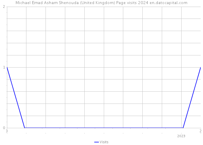 Michael Emad Asham Shenouda (United Kingdom) Page visits 2024 