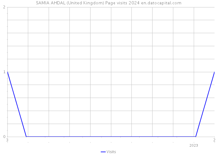 SAMIA AHDAL (United Kingdom) Page visits 2024 