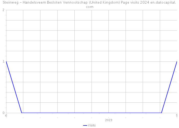 Steinweg - Handelsveem Besloten Vennootschap (United Kingdom) Page visits 2024 