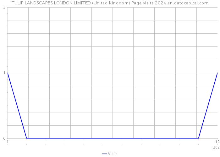 TULIP LANDSCAPES LONDON LIMITED (United Kingdom) Page visits 2024 