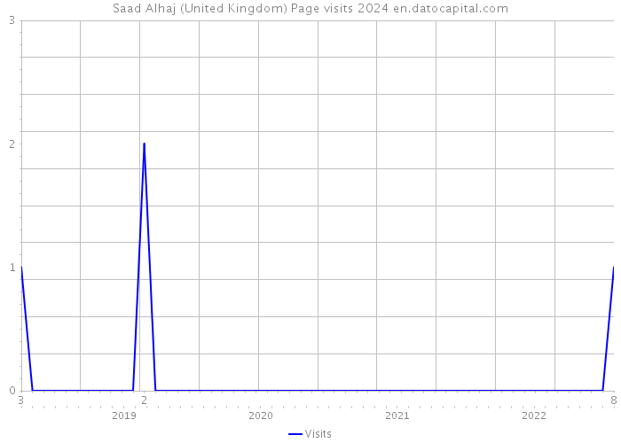 Saad Alhaj (United Kingdom) Page visits 2024 