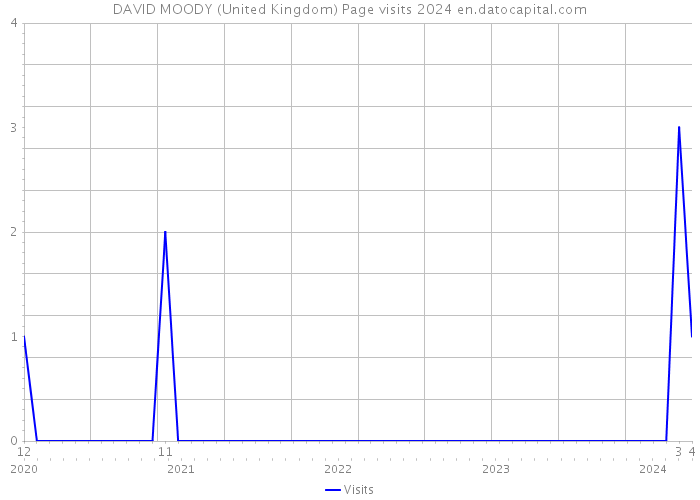 DAVID MOODY (United Kingdom) Page visits 2024 