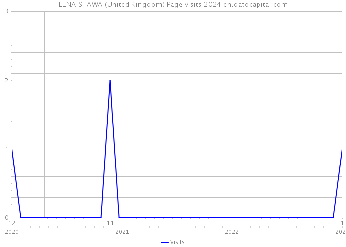 LENA SHAWA (United Kingdom) Page visits 2024 