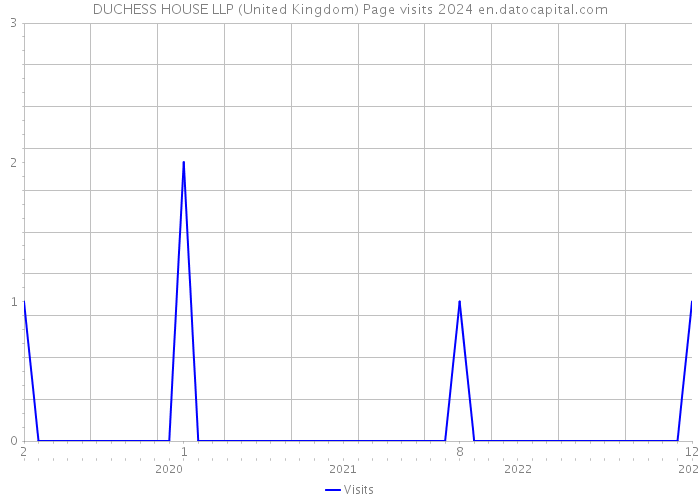 DUCHESS HOUSE LLP (United Kingdom) Page visits 2024 
